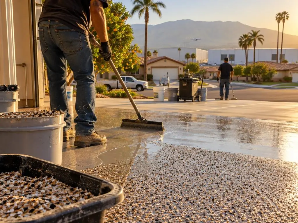 Epoxy Flake Floors in Ontario, CA