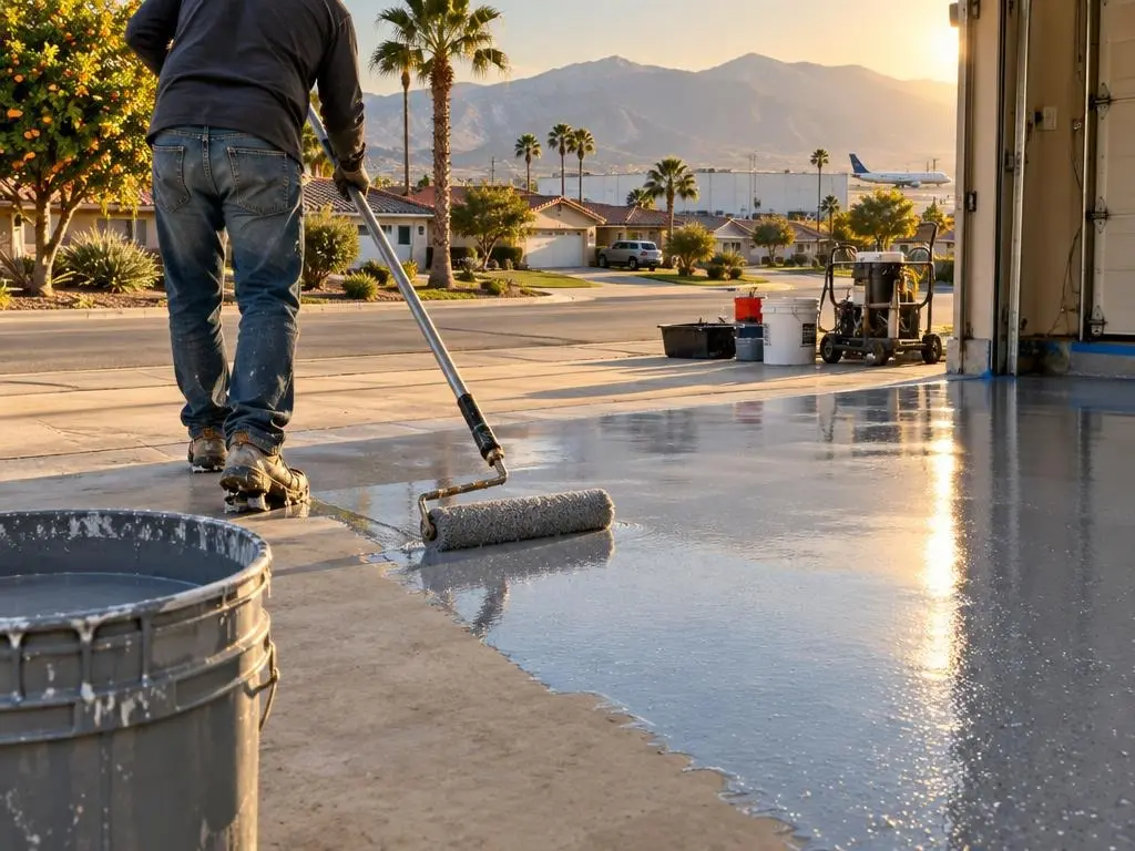 Polyaspartic Floor Coating in Ontario, CA